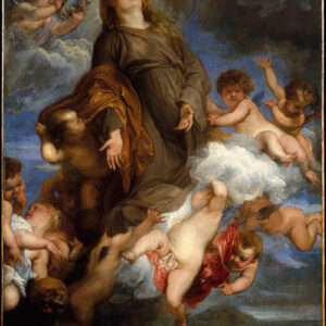 A. van Dyck, 1624 św. Rozalia wstawia się za zarażoną z Palermo, Met. NY