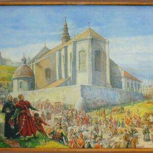 MPS-13064, Marian J. Fida, Ignacy Krasicki (kanonik i proboszcz przemyski 1757-1763; olej na płótnie, 87 cm x 102,5 cm; Przemyśl, 1991