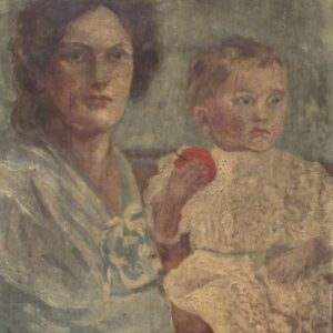 „Kobieta z dzieckiem”, Zofia Kudewicz-Zabokrzycka, Przemyśl 1914r.