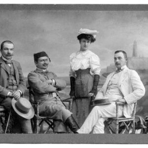 Rodzice A. Malawskiego: Marian (drugi od lewej) i Matylda, Lwów, 10.06.1907. MP-AM-184
