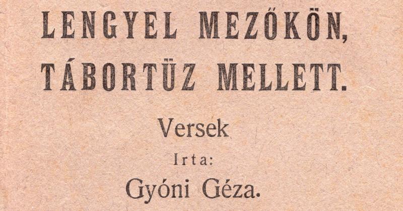 Gyóni Lengyel mezokon Przemyśl 1914k