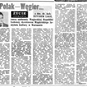 Polak-Węgier…, „Życie Przemyskie” 1984, nr 50, s. 9.