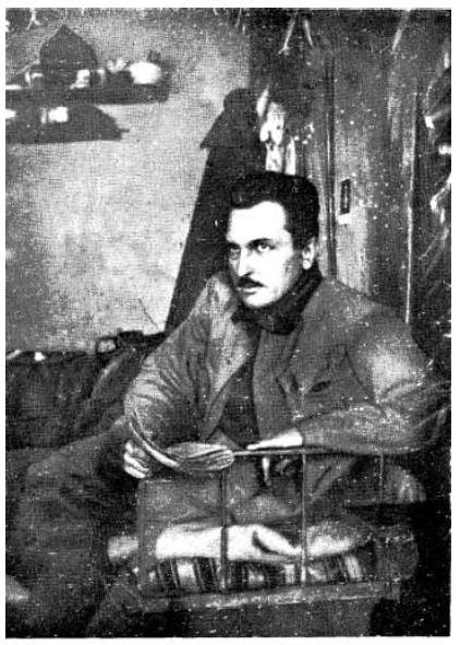 Zdjęcie Gézy Gyóniego w obozie jenieckim w Krasznojarsku, István Balogh, Gyóni Géza szibériai életrajza, Budapest 1927, s. 133.