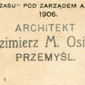 Odcisk pieczętny Kazimierza Marii Osińskiego na jednej z książek w zbiorach MNZP.