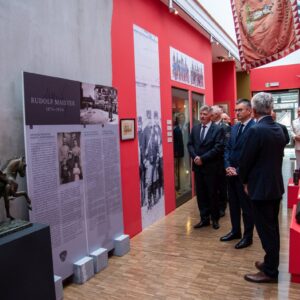 Minister Obrony Republiki Słowenii Marjan Šarec w Muzeum Narodowym Ziemi Przemyskiej