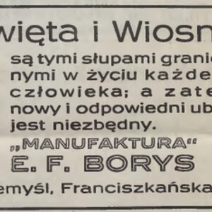 Druki ulotne związane z przemyską firmą Jana Borysa w zbiorach Biblioteki MNZP