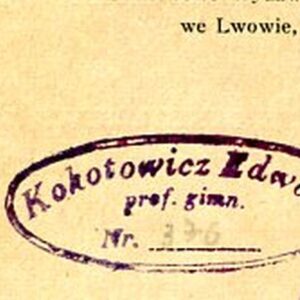 Księgozbiór Edwarda Kokotowicza w zbiorach Biblioteki Muzeum Narodowego Ziemi Przemyskiej.