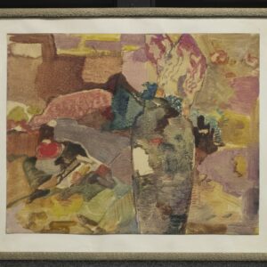 MPS-S-898  M. Stroński, obraz „Abstrakcja / Martwa natura”