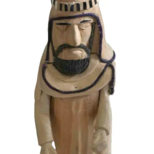 Rzeźba z szopki – Św. Józef, Michał Kołoda, Nielepkowice, Polska, 1999r., MPE-35744