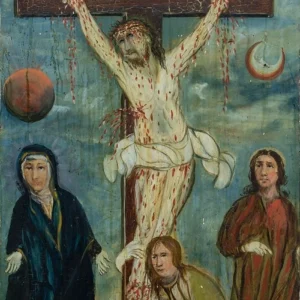 Chrystus na krzyżu, autor nieznany, XIX w., MNZP