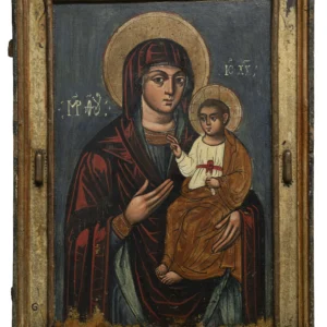 Matka Boska Hodegetria, autor nieznany, warsztat z Sądowej Wiszni?, 1. poł. XVII w., nr inw. MPH-268