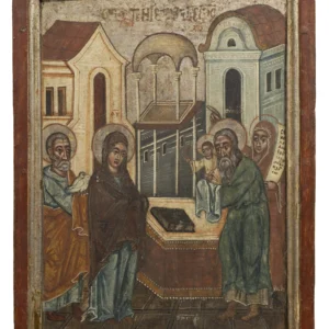 Ofiarowanie  Chrystusa w świątyni, autor nieznany, 2. poł. XVII w., nr inw. MPH-366