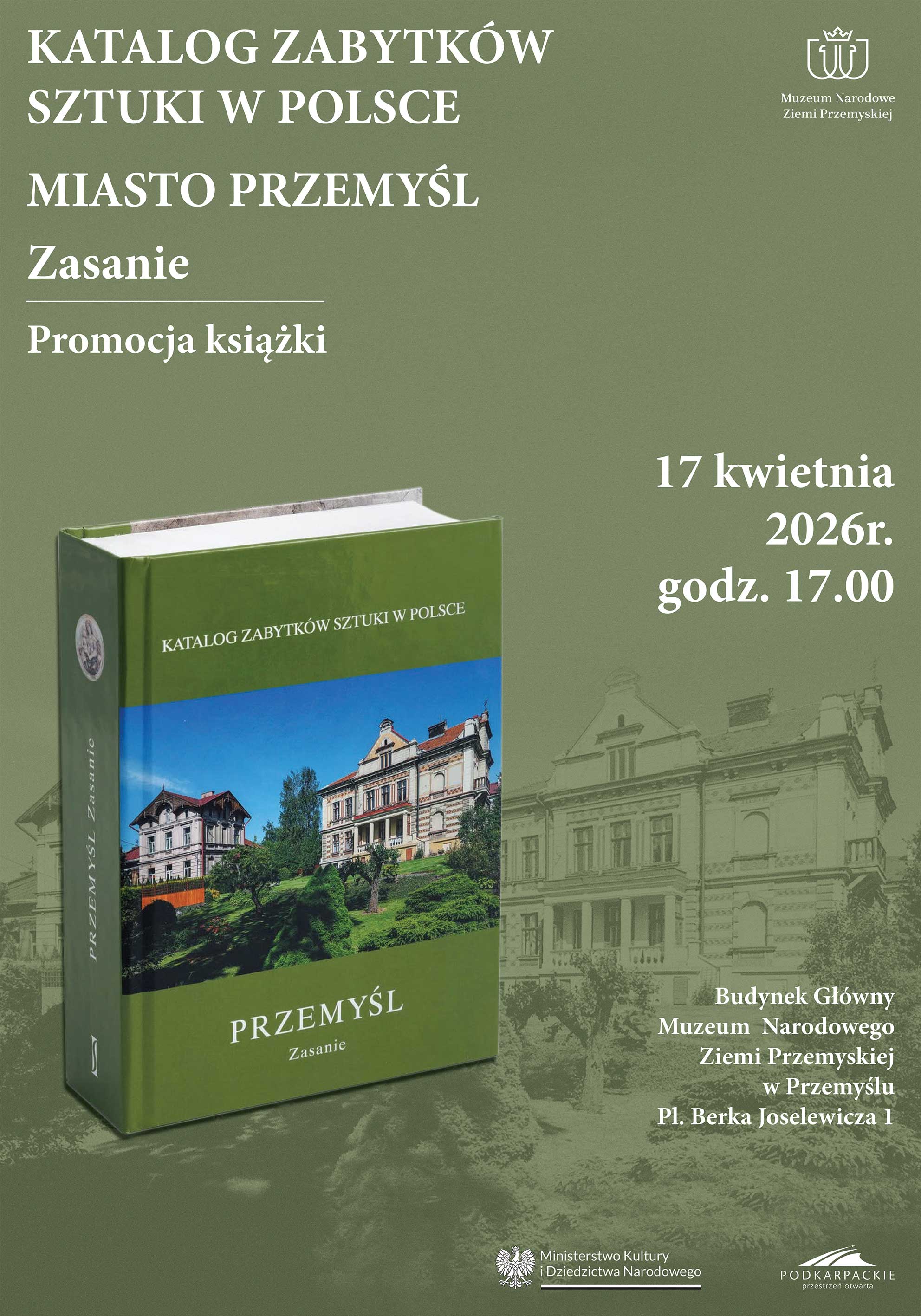 Prezentacja Katalogu Zabytków Sztuki w Polsce poświęconego przemyskiemu Zasaniu