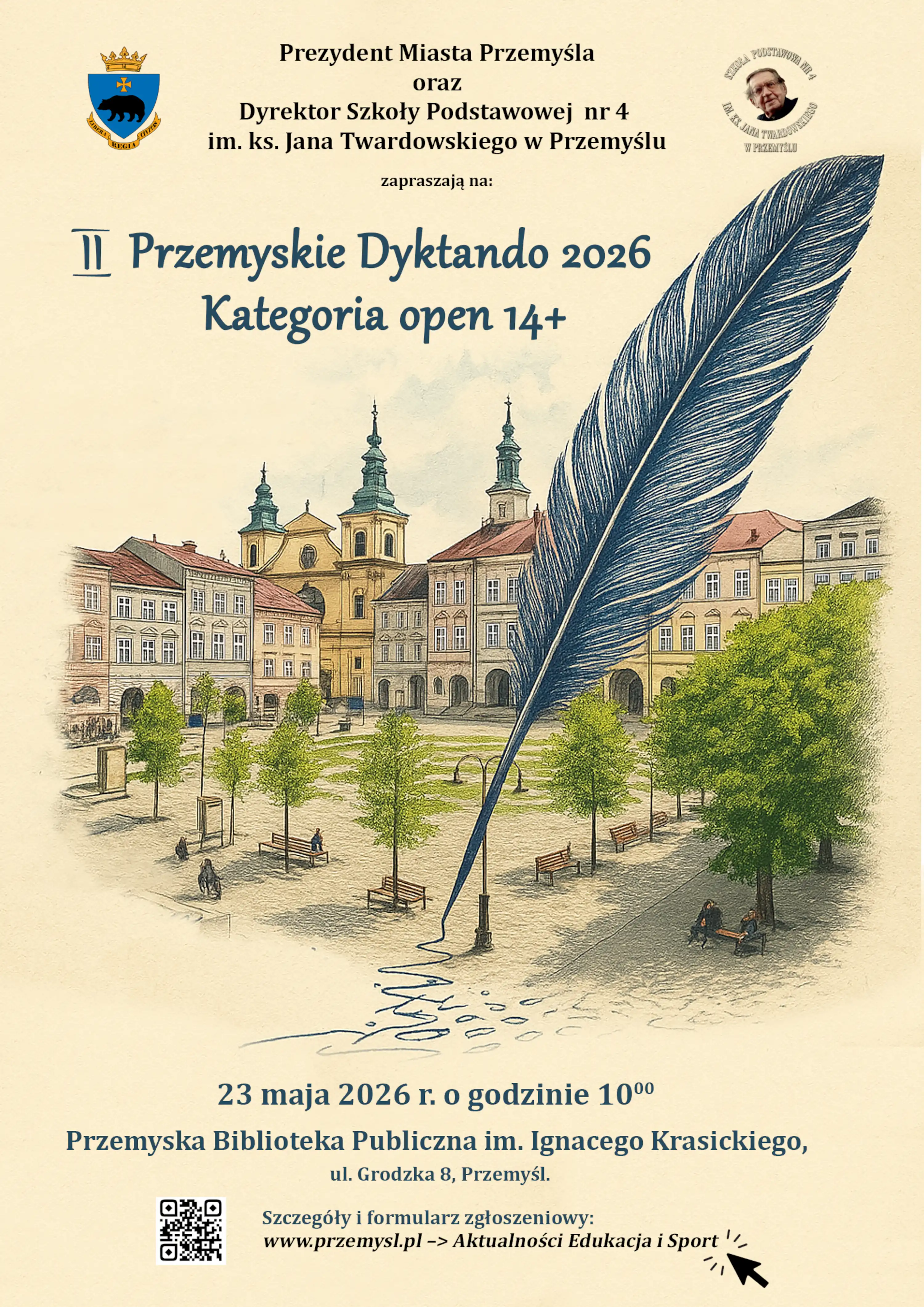 II Przemyskie Dyktando 2026 – kategoria open 14+