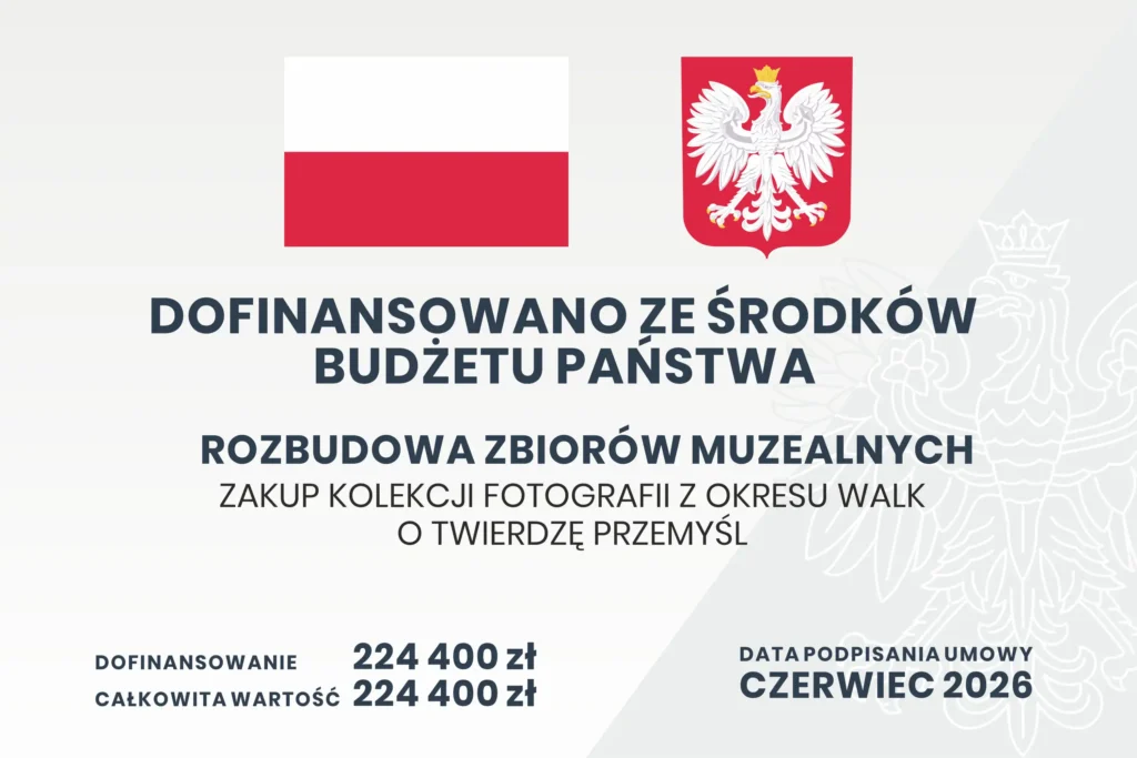 Zakup kolekcji fotografii z okresu walk o Twierdzę Przemyśl