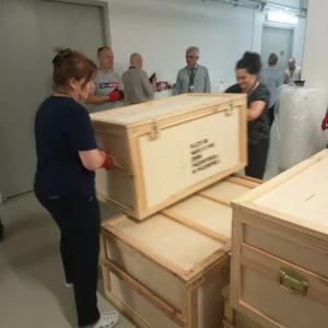 Ćwiczenia z zakresu ewakuacji zbiorów muzealnych w MNZP