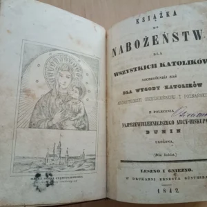 Książka do nabożeństwa dla wszystkich katolików… – XIX w. modlitewnik z oprawą koralikową ze zbiorów Biblioteki MNZP