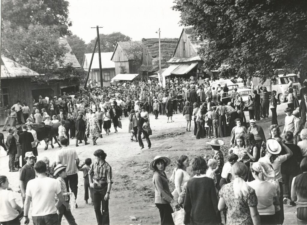 Uroczystości odpustowe w Kalwarii Pacławskiej, fot. Jan Gruntowicz, 1974 r.
