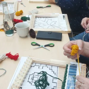 Warsztaty tkackie inspirowane wystawą „Art déco w gliniańskim kilimie. Sto lat później”