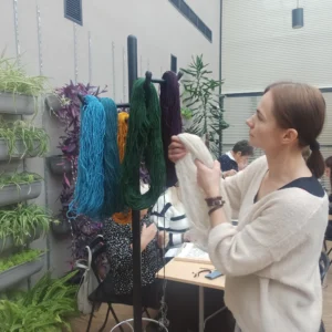 Warsztaty tkackie inspirowane wystawą „Art déco w gliniańskim kilimie. Sto lat później”