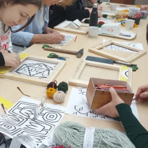 Warsztaty tkackie inspirowane wystawą „Art déco w gliniańskim kilimie. Sto lat później”
