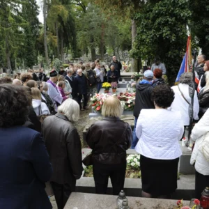 Uroczystość odsłonięcia tablicy upamiętniającej Teofilę Kic