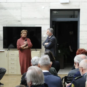 Uroczystość odsłonięcia tablicy upamiętniającej Teofilę Kic